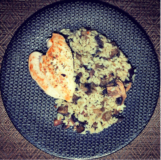 Risotto aux champignons