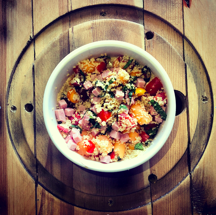 Salade estivale melon menthe