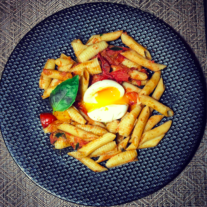 Penne à la tomate/basilic