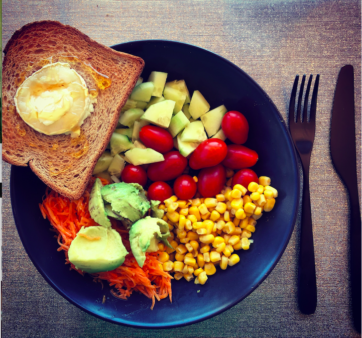 Salade de chèvre miel