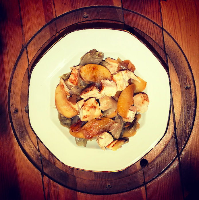 Endives et pommes au miel