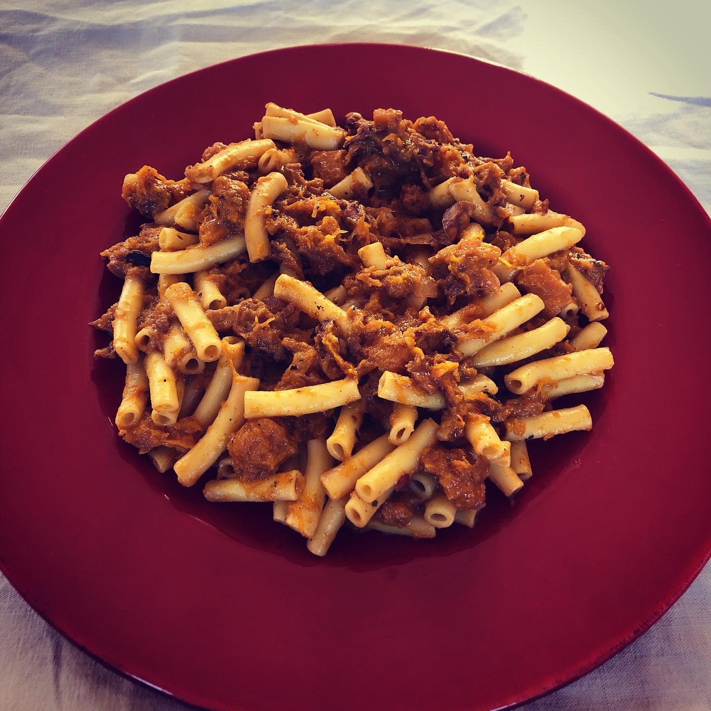 Maccheroni au butternut